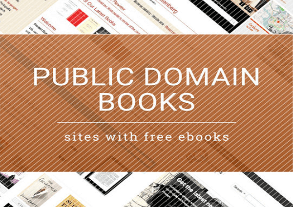 public domain books